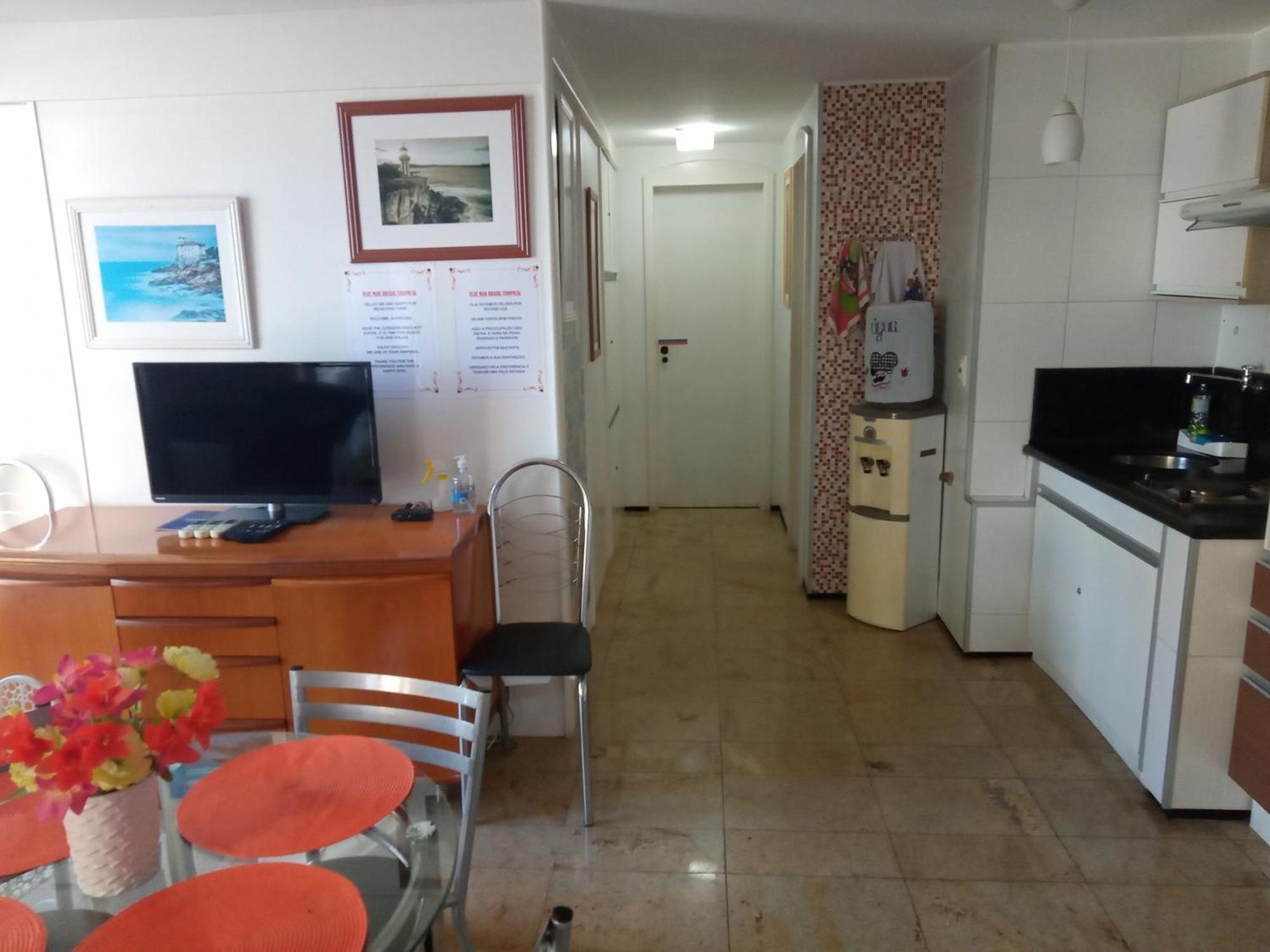 Flat Mar Brasil Tropical - Apartamento De 2 Quartos Com Suite E Vista Do Mar Fortaleza  Esterno foto