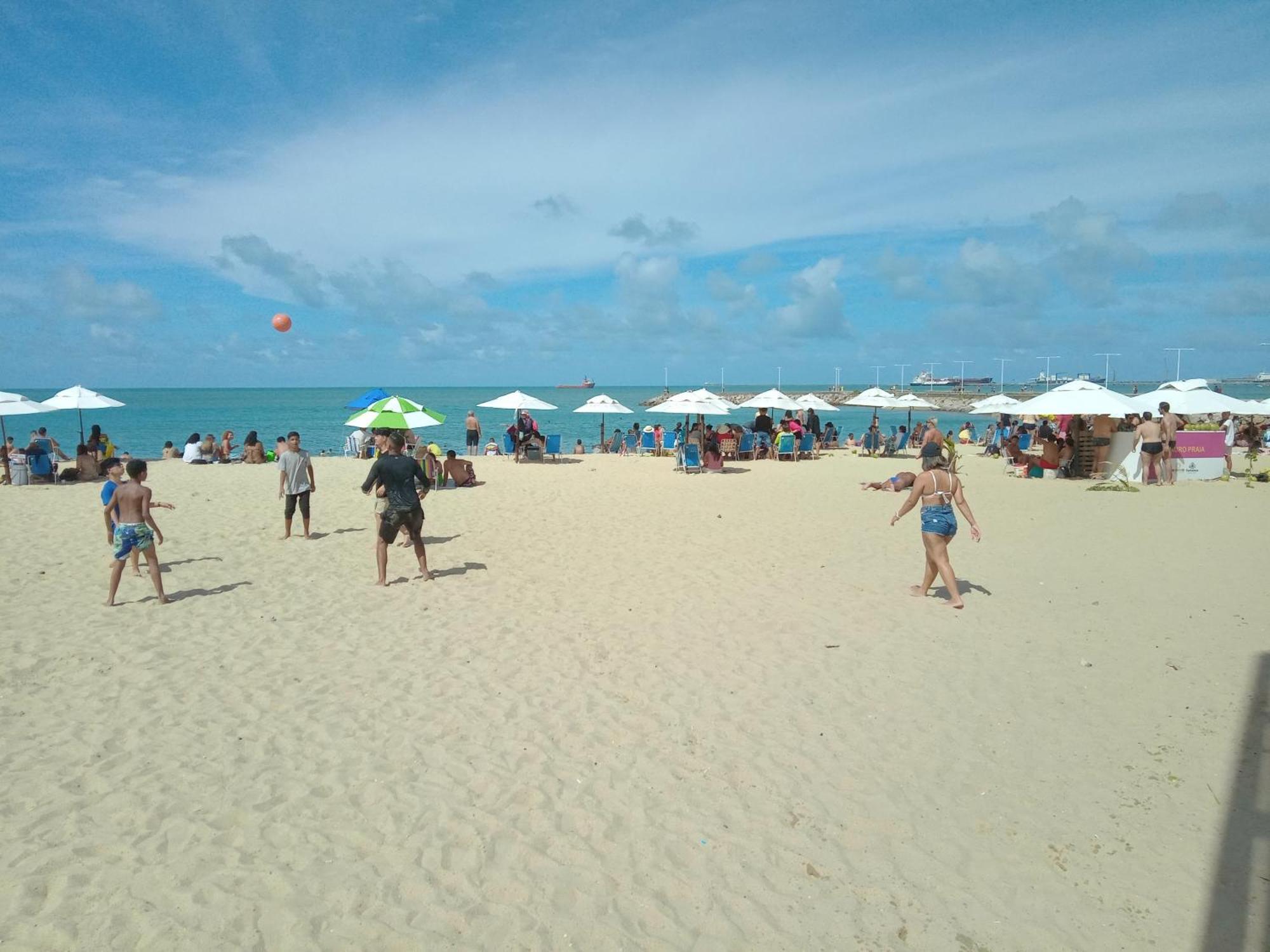Flat Mar Brasil Tropical - Apartamento De 2 Quartos Com Suite E Vista Do Mar Fortaleza  Esterno foto