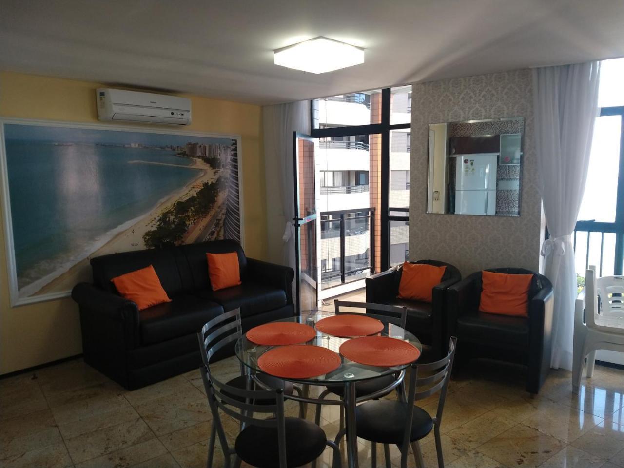 Flat Mar Brasil Tropical - Apartamento De 2 Quartos Com Suite E Vista Do Mar Fortaleza  Esterno foto