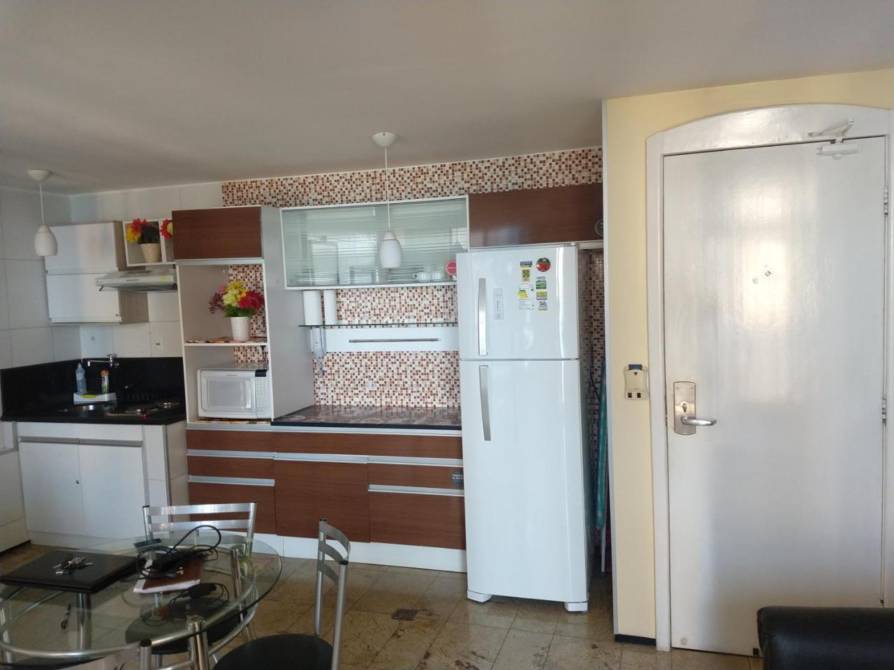 Flat Mar Brasil Tropical - Apartamento De 2 Quartos Com Suite E Vista Do Mar Fortaleza  Esterno foto